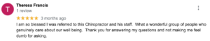 denison chiropractor answers for pain